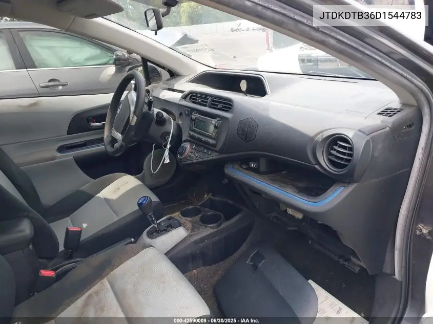 2013 Toyota Prius C Two VIN: JTDKDTB36D1544783 Lot: 42590009