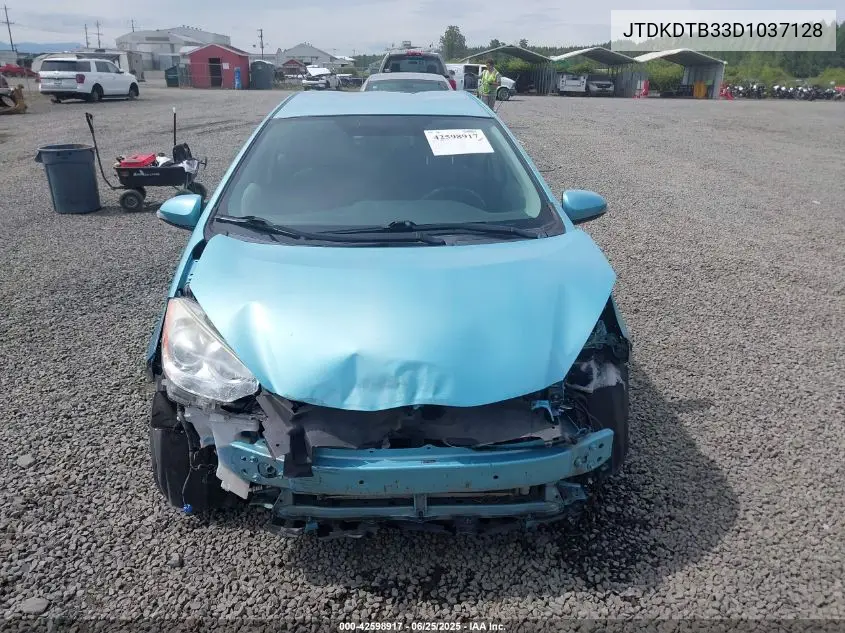 2013 Toyota Prius C Two VIN: JTDKDTB33D1037128 Lot: 42598917