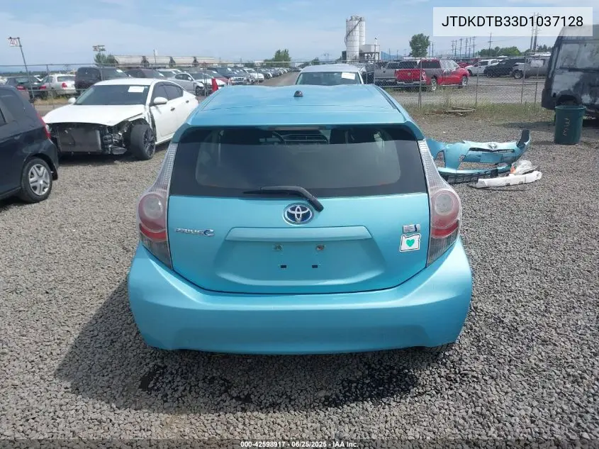 2013 Toyota Prius C Two VIN: JTDKDTB33D1037128 Lot: 42598917