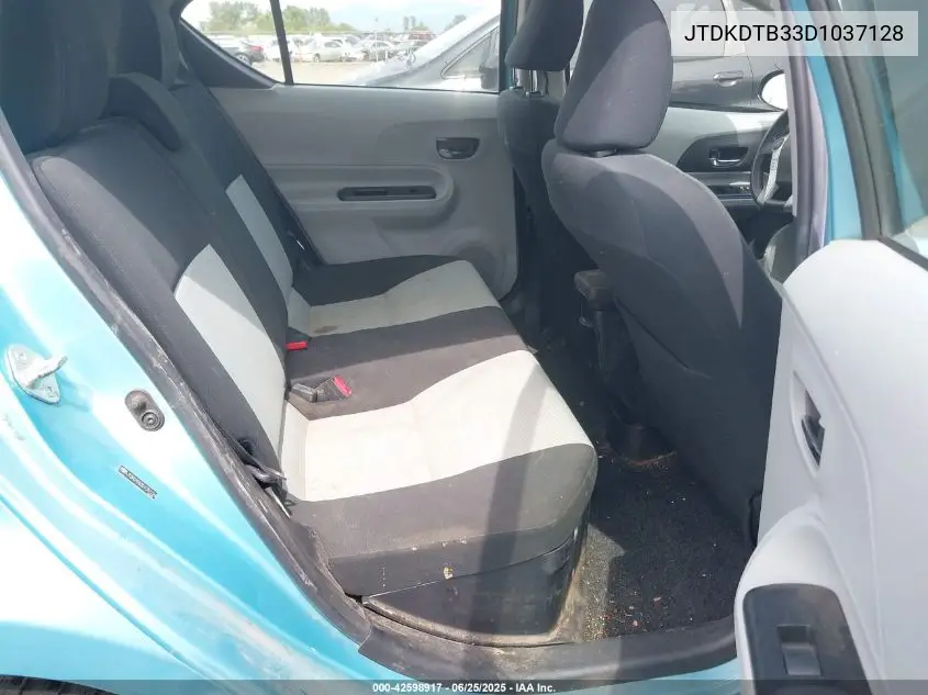 2013 Toyota Prius C Two VIN: JTDKDTB33D1037128 Lot: 42598917