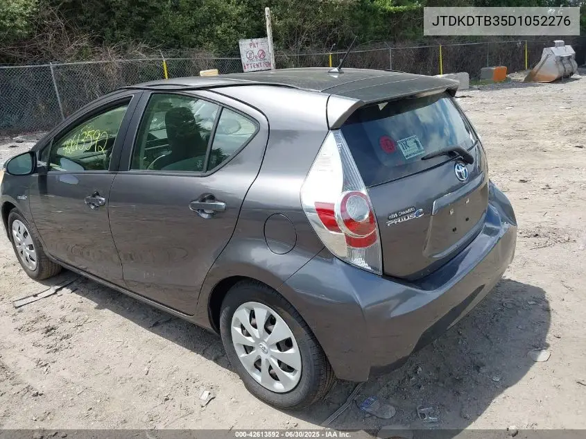 2013 Toyota Prius C VIN: JTDKDTB35D1052276 Lot: 42613592