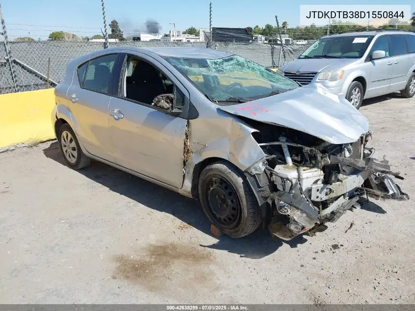 2013 Toyota Prius C Two VIN: JTDKDTB38D1550844 Lot: 42638299