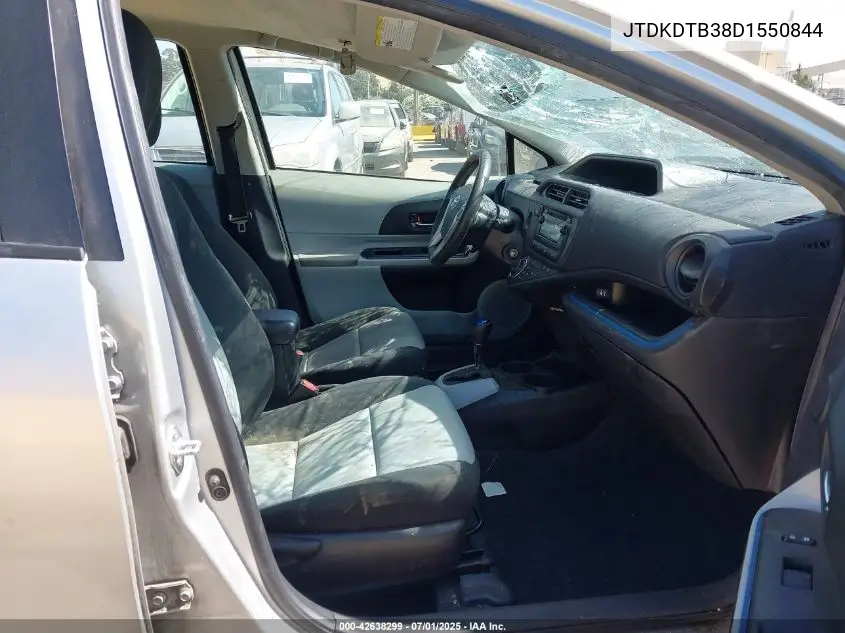 2013 Toyota Prius C Two VIN: JTDKDTB38D1550844 Lot: 42638299