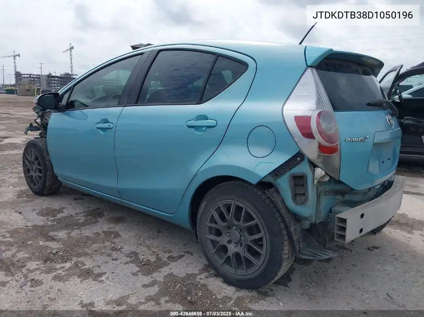 2013 Toyota Prius C Two VIN: JTDKDTB38D1050196 Lot: 42646656