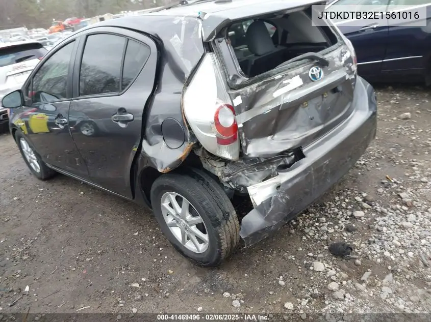 2014 Toyota Prius C Four VIN: JTDKDTB32E1561016 Lot: 41469496