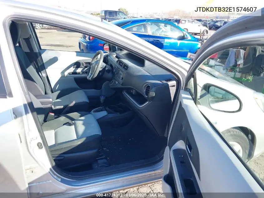 2014 Toyota Prius C Three VIN: JTDKDTB32E1574607 Lot: 41724312