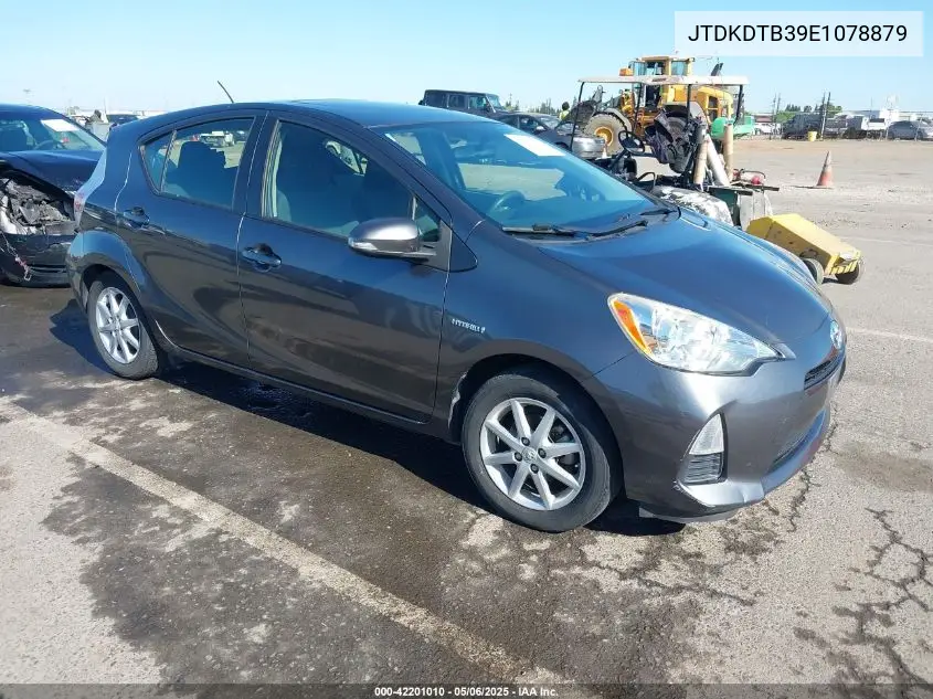 2014 Toyota Prius C Three VIN: JTDKDTB39E1078879 Lot: 42201010