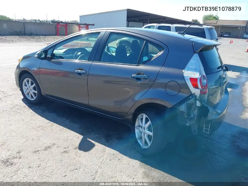2014 Toyota Prius C Three VIN: JTDKDTB39E1078879 Lot: 42201010