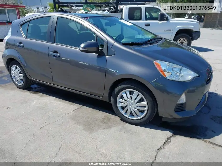2014 Toyota Prius C Two VIN: JTDKDTB30E1076549 Lot: 42226375