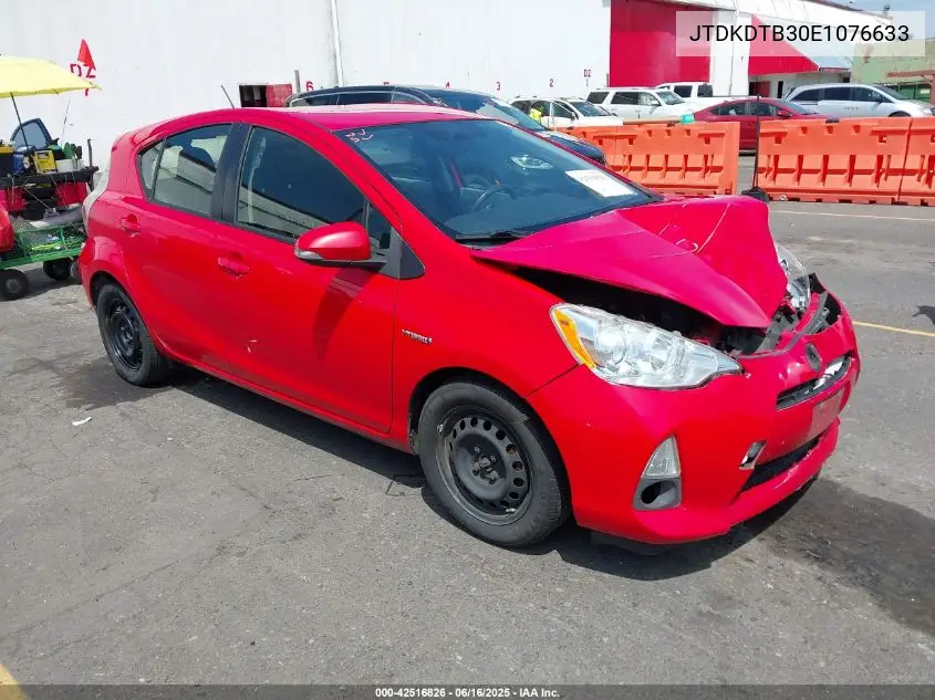2014 Toyota Prius C Three VIN: JTDKDTB30E1076633 Lot: 42516826