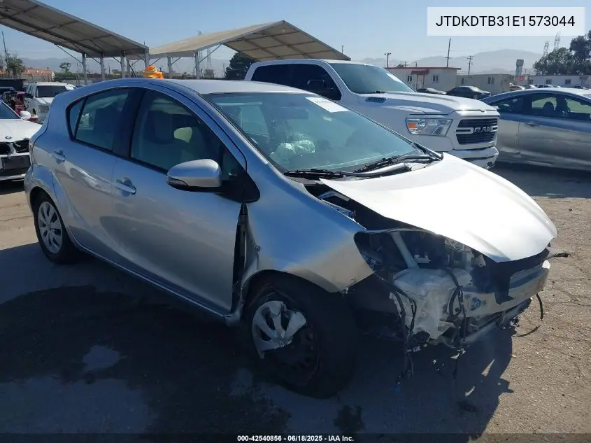 2014 Toyota Prius C One VIN: JTDKDTB31E1573044 Lot: 42540856