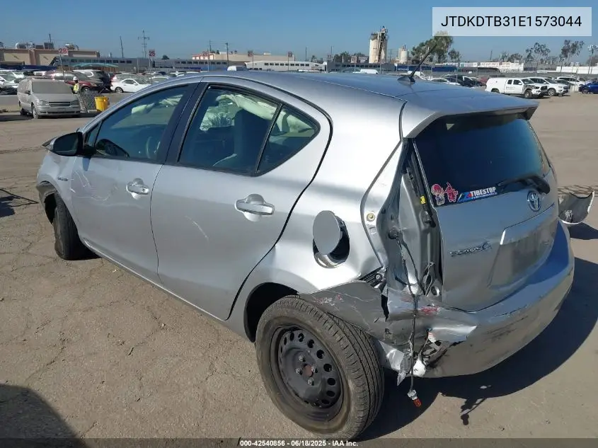 2014 Toyota Prius C One VIN: JTDKDTB31E1573044 Lot: 42540856