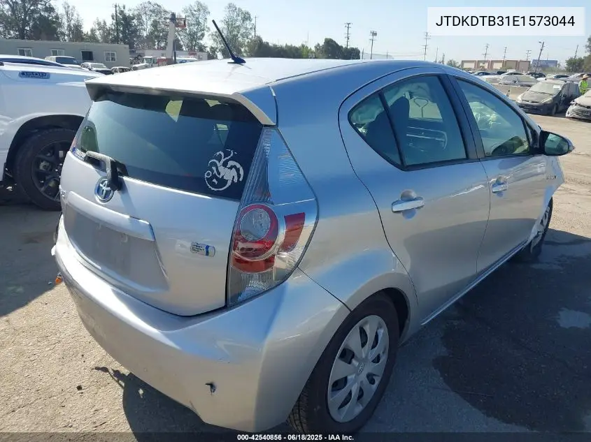 2014 Toyota Prius C One VIN: JTDKDTB31E1573044 Lot: 42540856