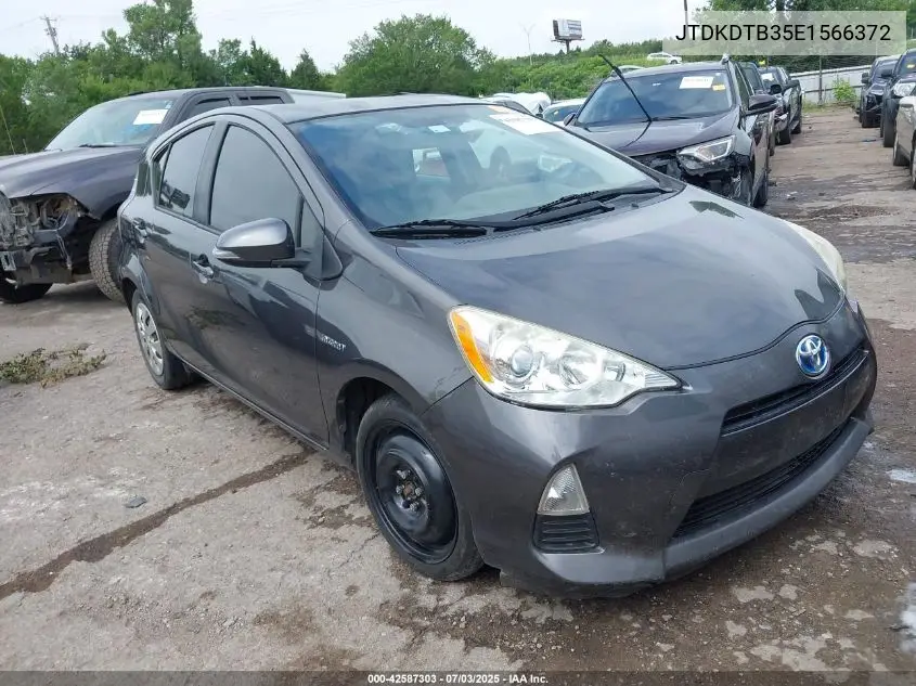 2014 Toyota Prius C One VIN: JTDKDTB35E1566372 Lot: 42587303
