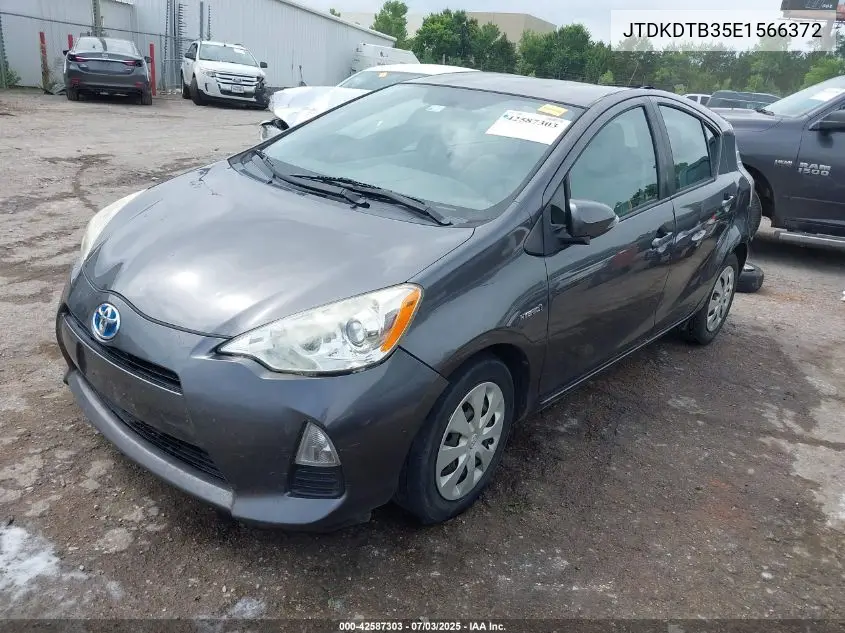 2014 Toyota Prius C One VIN: JTDKDTB35E1566372 Lot: 42587303