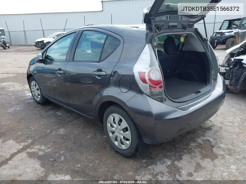 2014 Toyota Prius C One VIN: JTDKDTB35E1566372 Lot: 42587303