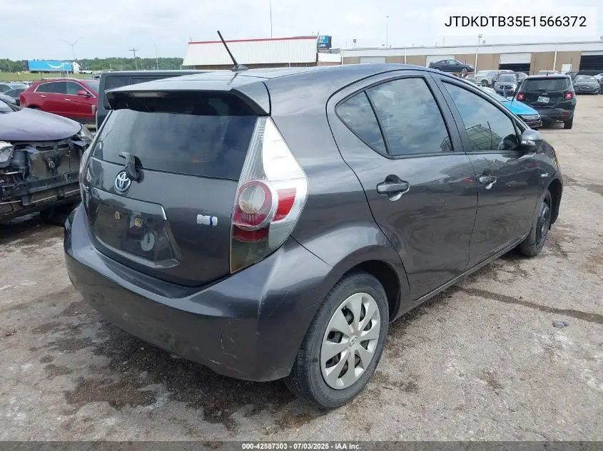 2014 Toyota Prius C One VIN: JTDKDTB35E1566372 Lot: 42587303