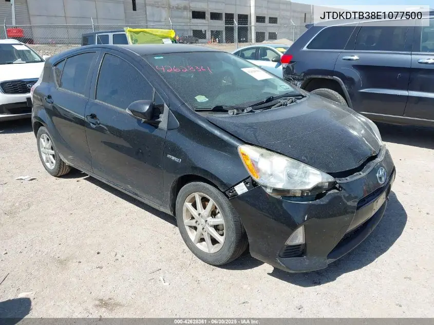 2014 Toyota Prius C Three VIN: JTDKDTB38E1077500 Lot: 42628361