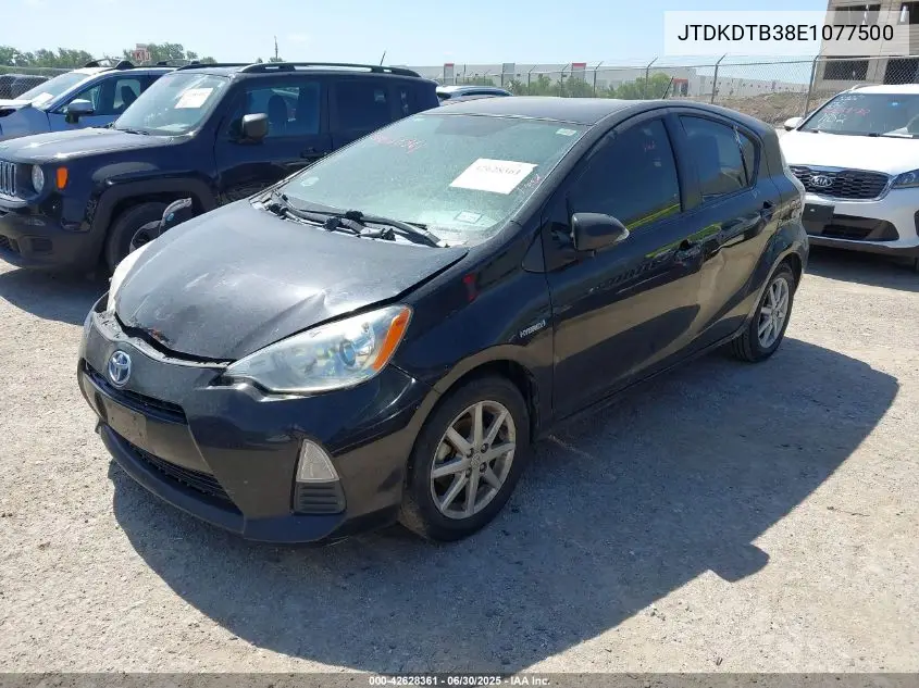2014 Toyota Prius C Three VIN: JTDKDTB38E1077500 Lot: 42628361