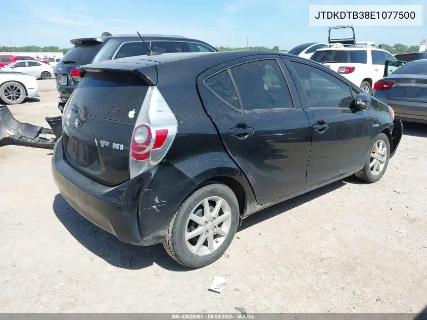 2014 Toyota Prius C Three VIN: JTDKDTB38E1077500 Lot: 42628361