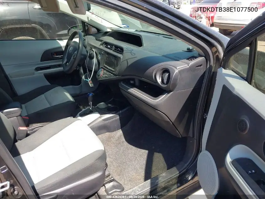 2014 Toyota Prius C Three VIN: JTDKDTB38E1077500 Lot: 42628361