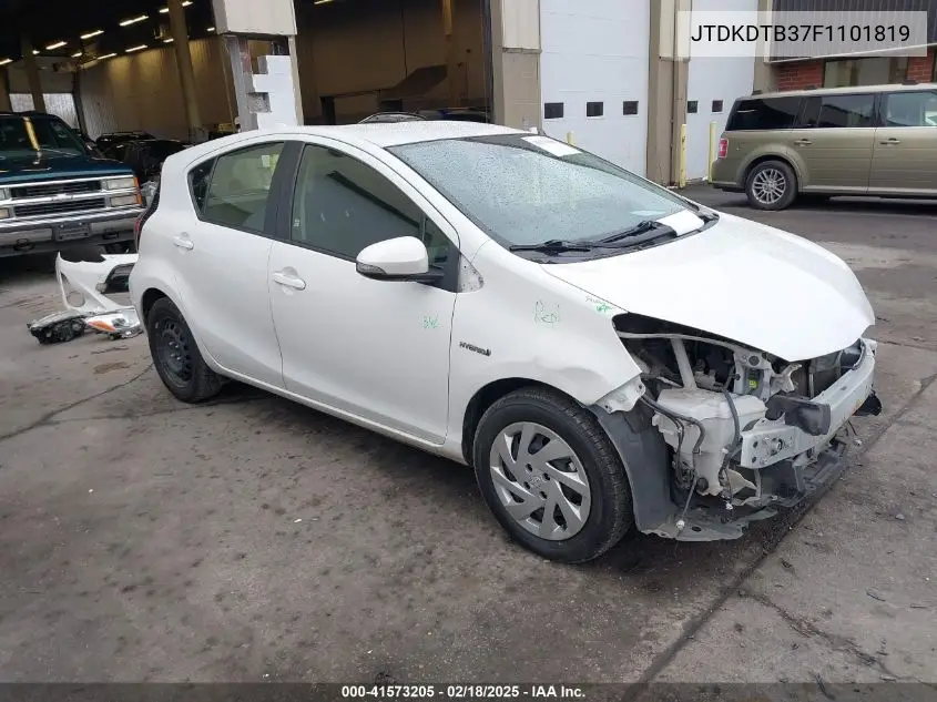 2015 Toyota Prius C Two VIN: JTDKDTB37F1101819 Lot: 41573205