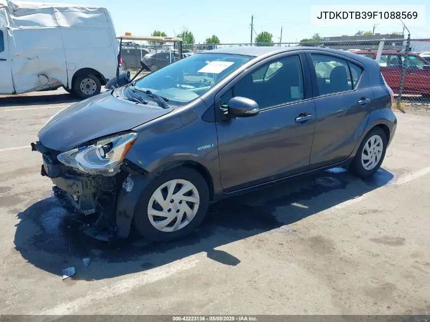 2015 Toyota Prius C Two VIN: JTDKDTB39F1088569 Lot: 42223136