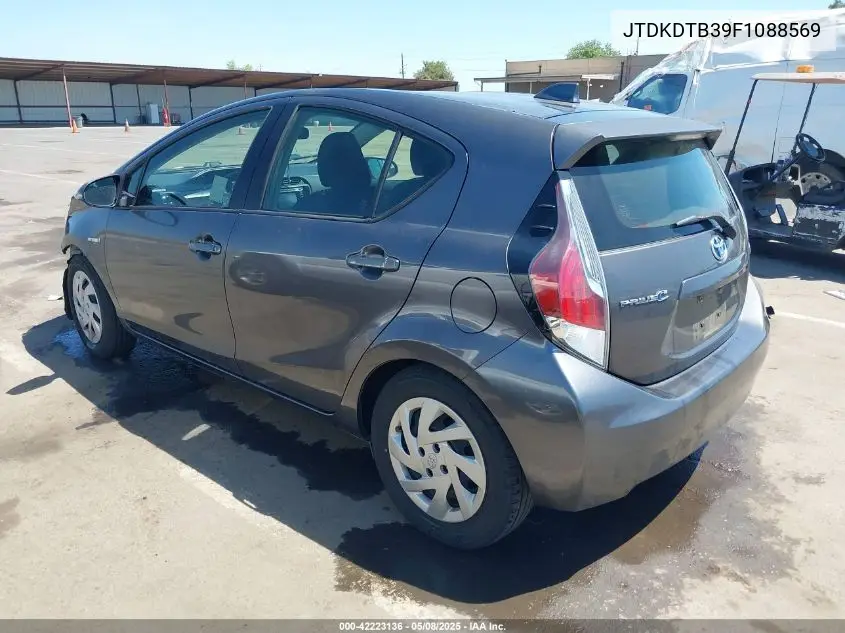 2015 Toyota Prius C Two VIN: JTDKDTB39F1088569 Lot: 42223136