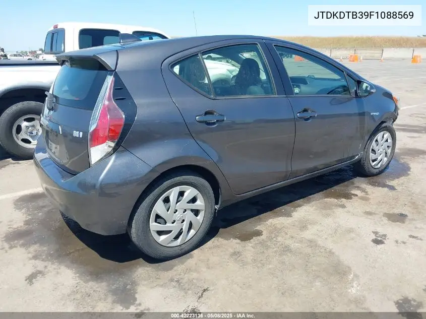 2015 Toyota Prius C Two VIN: JTDKDTB39F1088569 Lot: 42223136