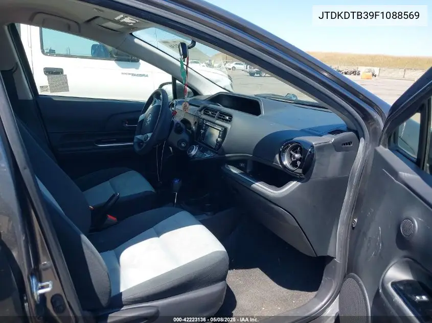 2015 Toyota Prius C Two VIN: JTDKDTB39F1088569 Lot: 42223136