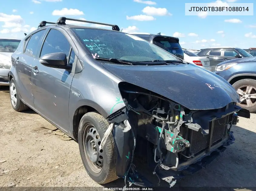 2015 Toyota Prius C Two VIN: JTDKDTB38F1088014 Lot: 42227740