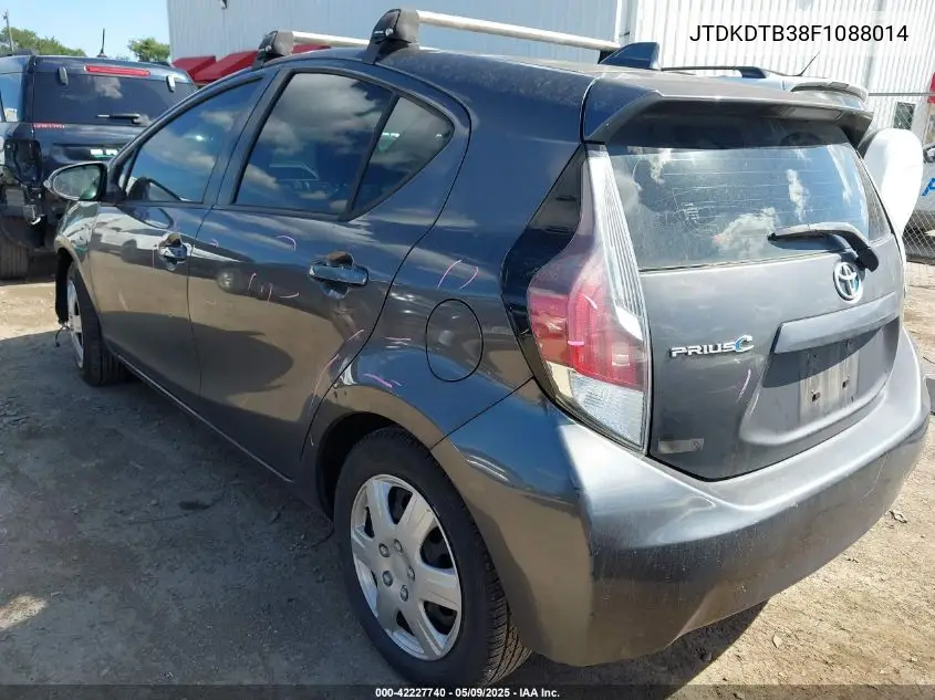 2015 Toyota Prius C Two VIN: JTDKDTB38F1088014 Lot: 42227740