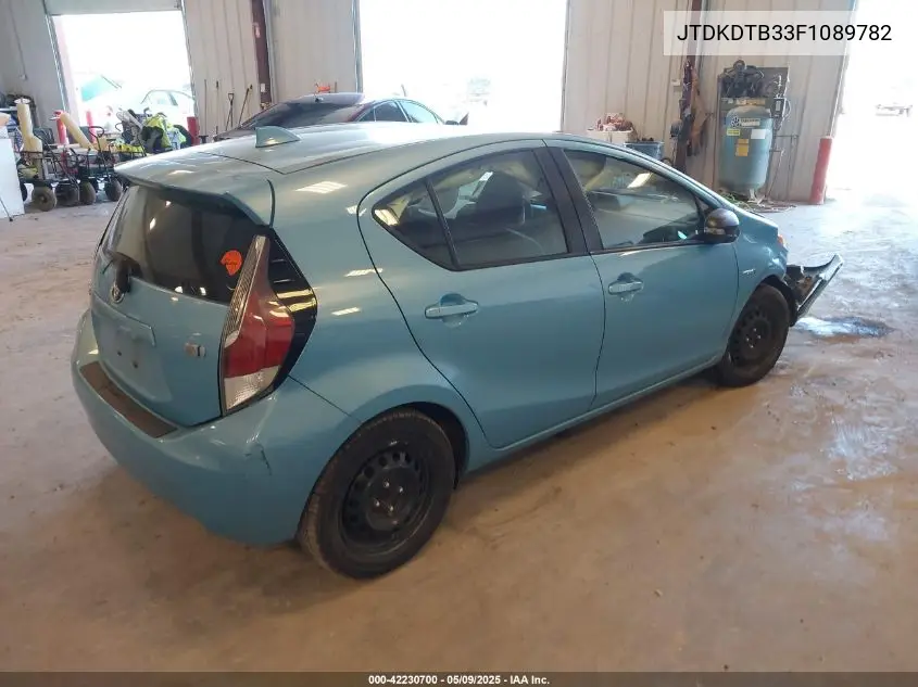 2015 Toyota Prius C Two VIN: JTDKDTB33F1089782 Lot: 42230700