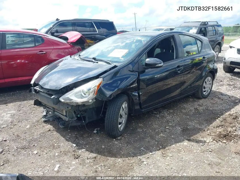 2015 Toyota Prius C Two VIN: JTDKDTB32F1582661 Lot: 42262957