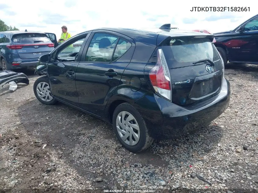 2015 Toyota Prius C Two VIN: JTDKDTB32F1582661 Lot: 42262957