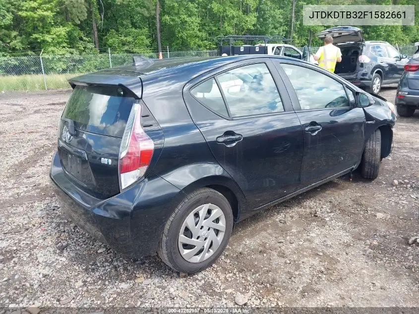 2015 Toyota Prius C Two VIN: JTDKDTB32F1582661 Lot: 42262957