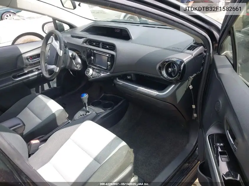2015 Toyota Prius C Two VIN: JTDKDTB32F1582661 Lot: 42262957