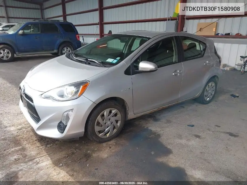 2015 Toyota Prius C Three VIN: JTDKDTB30F1580908 Lot: 42583483