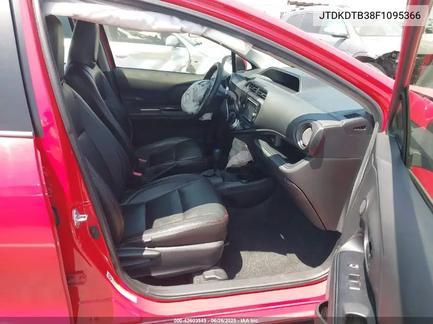 2015 Toyota Prius C One VIN: JTDKDTB38F1095366 Lot: 42603549