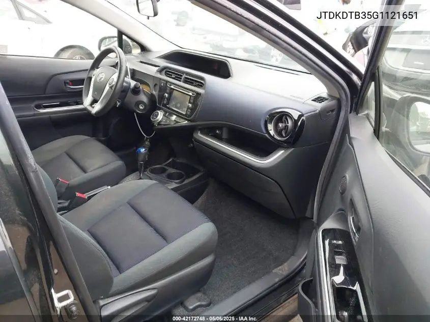 2016 Toyota Prius C Two VIN: JTDKDTB35G1121651 Lot: 42172748