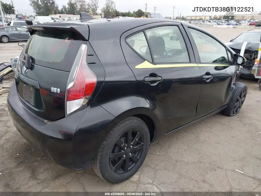 2016 Toyota Prius C Persona Series VIN: JTDKDTB38G1122521 Lot: 42206808