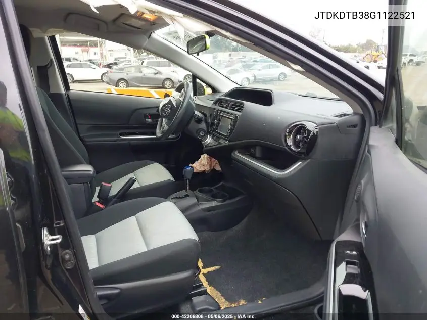 2016 Toyota Prius C Persona Series VIN: JTDKDTB38G1122521 Lot: 42206808