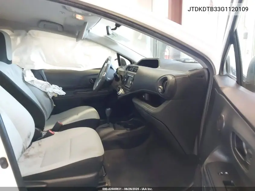2016 Toyota Prius C One VIN: JTDKDTB33G1120109 Lot: 42585931