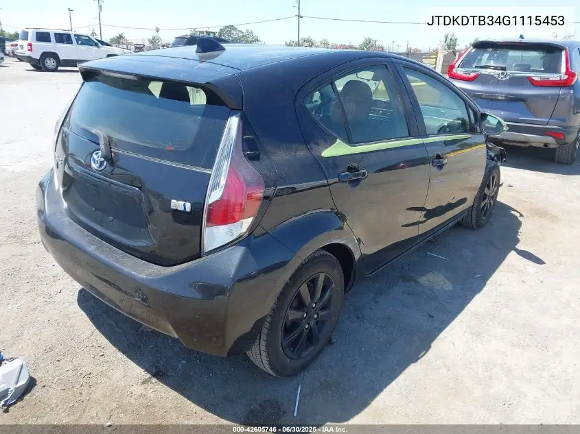 2016 Toyota Prius C Persona Series VIN: JTDKDTB34G1115453 Lot: 42605746