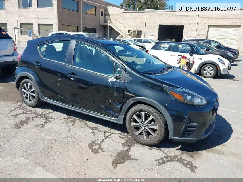 2018 Toyota Prius C One VIN: JTDKDTB37J1600497 Lot: 42543395