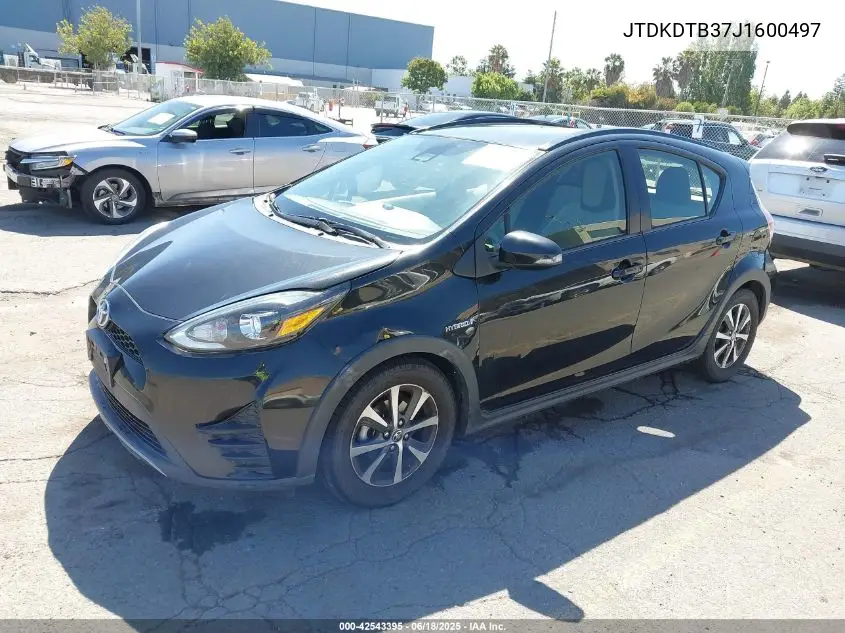 2018 Toyota Prius C One VIN: JTDKDTB37J1600497 Lot: 42543395