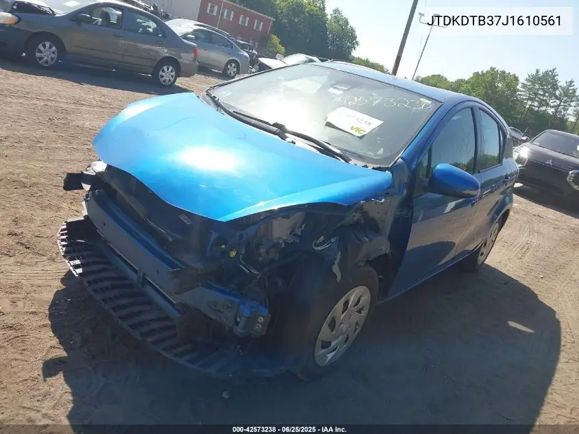 2018 Toyota Prius C Technology VIN: JTDKDTB37J1610561 Lot: 42573238