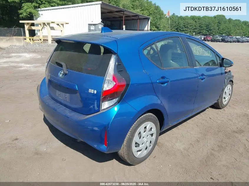 2018 Toyota Prius C Technology VIN: JTDKDTB37J1610561 Lot: 42573238