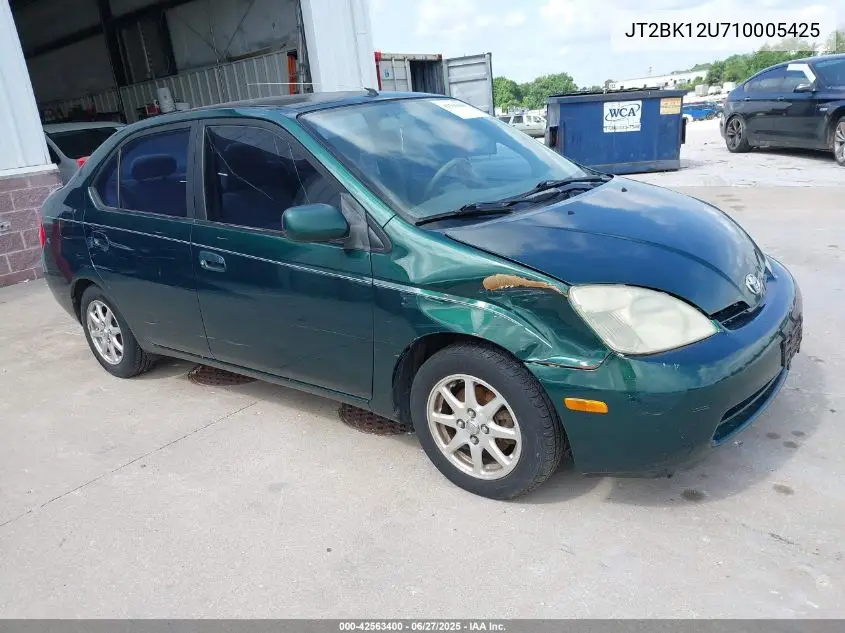 2001 Toyota Prius VIN: JT2BK12U710005425 Lot: 42563400