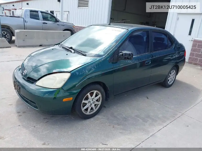 2001 Toyota Prius VIN: JT2BK12U710005425 Lot: 42563400